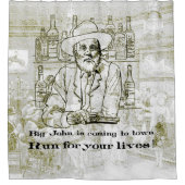 Der wilde Westen Duschvorhang (Vorderseite)