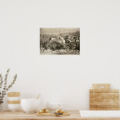 Der "Wilde Westen" im Großamerikanischen Poster (Küche)