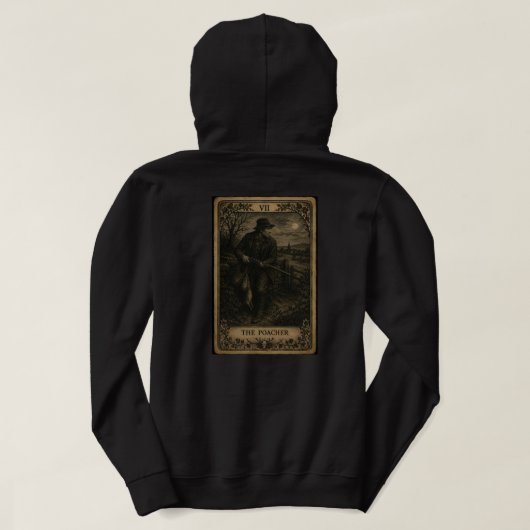 Der Wilderer-Karten-Hoodie Hoodie (Design Rückseite)