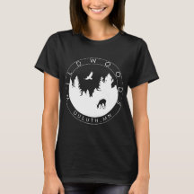 Der Wildwoods der Frauen Logo T (dunkle Farben)