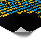 Der Wille der Ukraine, mit der Unterstützung der U Poster (Ecke)