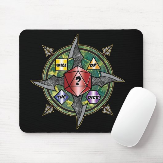 Der Wille des Würfels Mousepad (Mit Mouse)