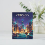 Der Willis Tower USA Postkarte (Stehend Vorderseite)