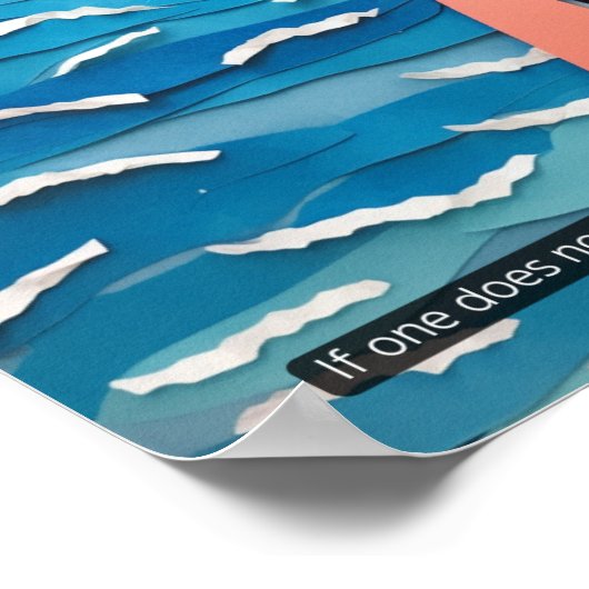 Der Wind der Weisheit: Stoische Einblicke durch Ch Poster (Ecke)