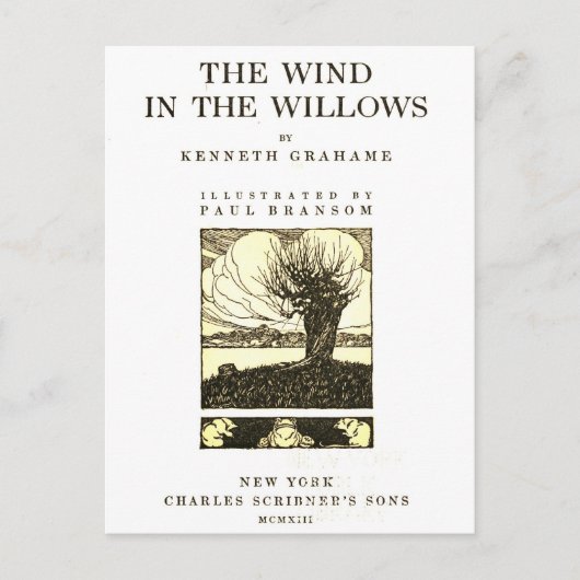 Der Wind in den Weiden Postkarte (Vorderseite)