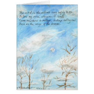 "Der Wind in den Weiden" versifizieren auf