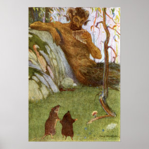 Der Wind in der Original-Illustration Poster