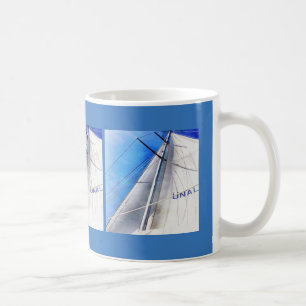 Der Wind in Ihren Segeln Akrylkkunst behalten Kaffeetasse