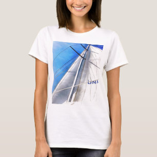 Der Wind in Ihren Segeln Akrylkkunst behalten T-Shirt