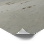 Der Wind sehnt sich danach, mit deinen Haaren zu s Poster (Ecke)