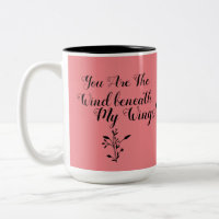 Der Wind unter meiner Tasse der Flügel