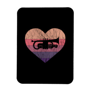 Der Windspieler liebt Kornett und Flügelhorn Magnet