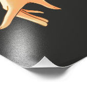 Der Windsurfer Fotodruck (Ecke)