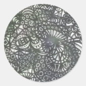 Der Windwurm A1 Runder Aufkleber (Vorderseite)