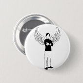 Der Winged Geldnehmer Button (Vorne & Hinten)