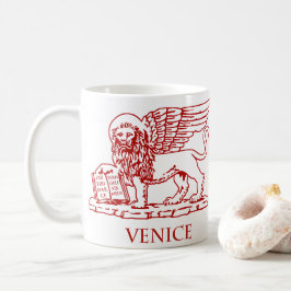 Der Winged Löwe von Venedig, Italien Kaffeetasse