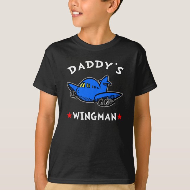 Der Wingman-Dunkelheit des Vatis T-Shirt (Vorderseite)
