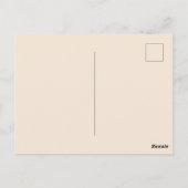 Der Wink der Mutter Natur, Postkarte (Rückseite)
