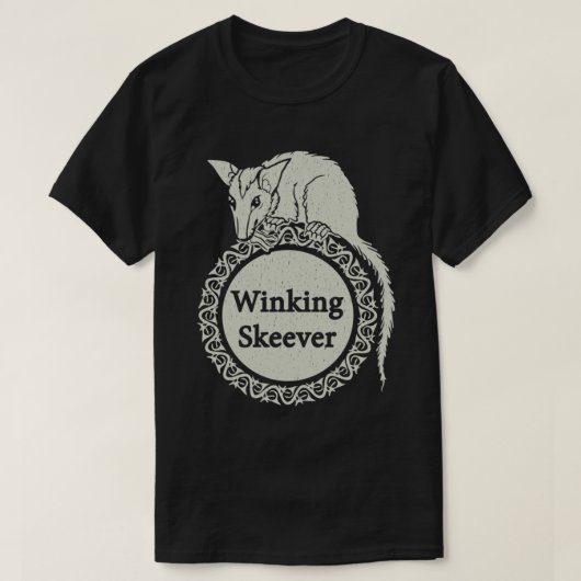 Der Winking Skeever Premium-T - Shirt (Design vorne)