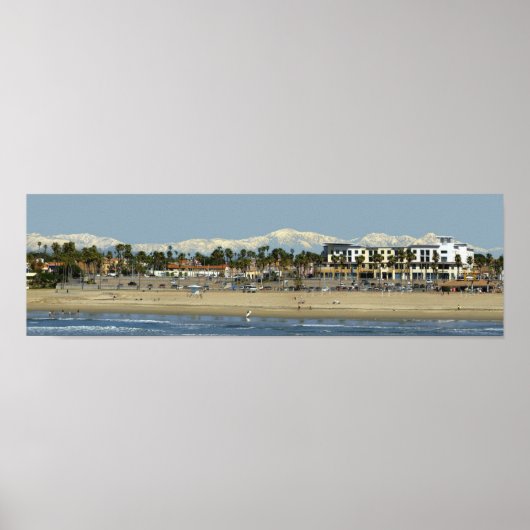 Der Winter am Strand Poster (Vorne)