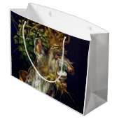 Der Winter, Arcimboldo Große Geschenktüte (Rückseite Schrägansicht)