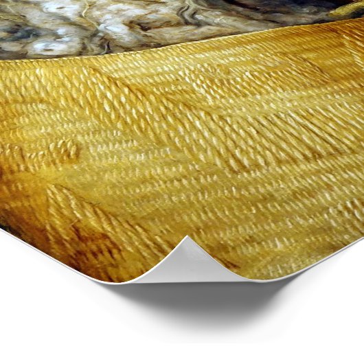 Der Winter, Arcimboldo Poster (Ecke)