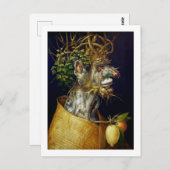 Der Winter, Arcimboldo Postkarte (Vorne/Hinten)