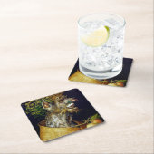 Der Winter, Arcimboldo Rechteckiger Pappuntersetzer (Vor Ort)