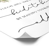 Der Winter hilft der geschäftigen Braut bei der Ad Poster (Ecke)