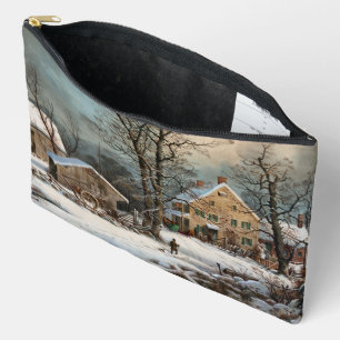 Der Winter im Land, ein kalter Morgen Zubehörtasche