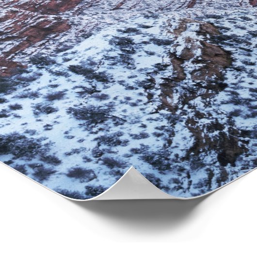 Der Winter im Süden, Grand Canyon National Poster (Ecke)