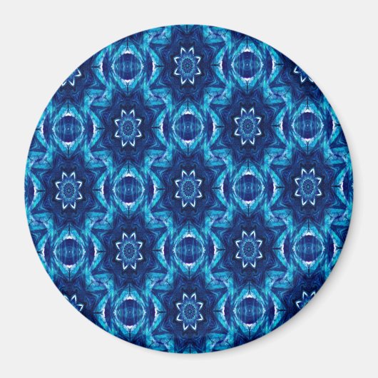 Der Winter ist blau.... Magnet (Vorne)