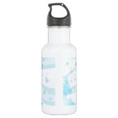 Der Winter ist da - Edelstahlflasche (Rückseite)