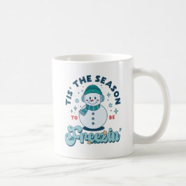 Der Winter ist die Jahreszeit, um Freezin Aquamari Kaffeetasse