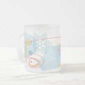 Der Winter ist die Saison Snowflake Tasse (Vorderseite Links)
