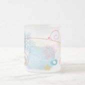 Der Winter ist die Saison Snowflake Tasse (Mittel)
