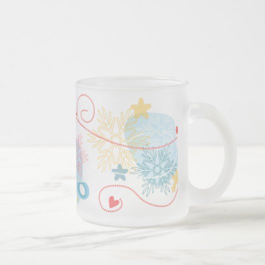 Der Winter ist die Saison Snowflake Tasse (Rechts)