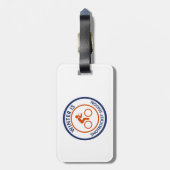 Der Winter ist die sonnige Rocksaison. Gepäckanhänger (Rückseite vertikal)