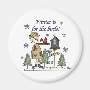 Der Winter ist für die Vögel Magnet