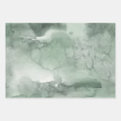 Der Winter ist grün, grau und weiß angeordnet Geschenkpapier Set (Vorderseite 2)