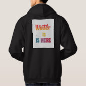 "Der Winter ist hier": Hoodie (Rückseite)