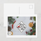 Der Winter ist in der Luft... Postkarte (Vorne/Hinten)