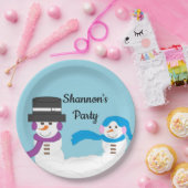 Der Winter ist schneereich: Pappteller (Party)