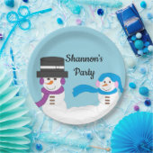 Der Winter ist schneereich: Pappteller (Party)