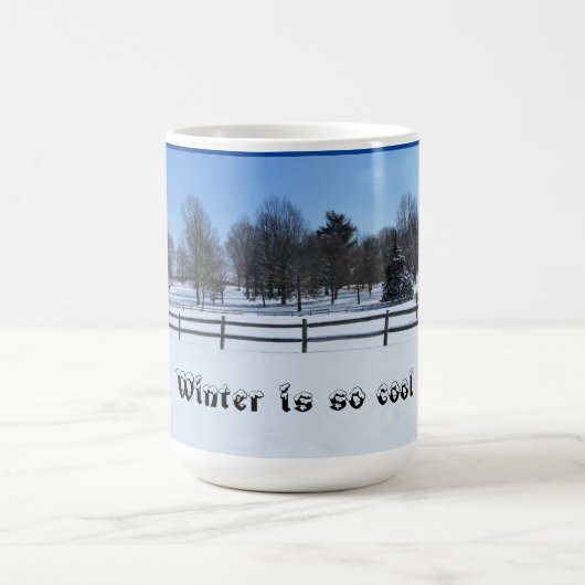 Der Winter ist so cool - Tasse (Mittel)