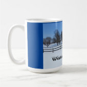 Der Winter ist so cool - Tasse (Links)