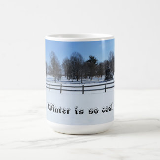 Der Winter ist so cool - Tasse