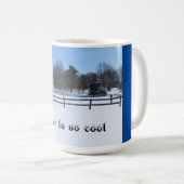 Der Winter ist so cool - Tasse (VorderseiteRechts)