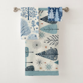 Der Winter kommt Badhandtuch Set