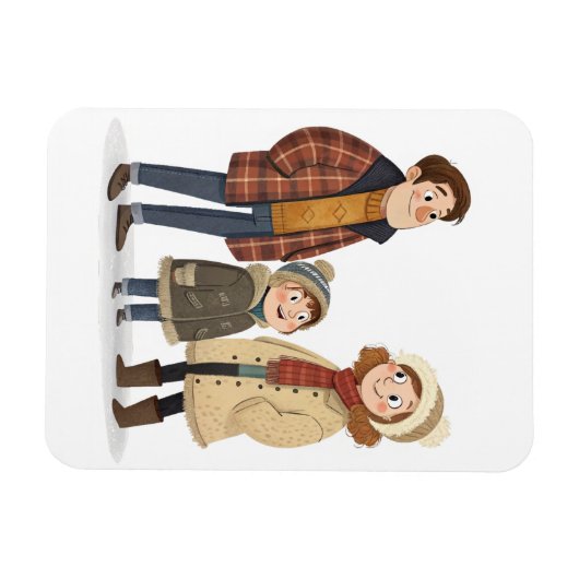 der Winter kommt Magnet (Horizontal)